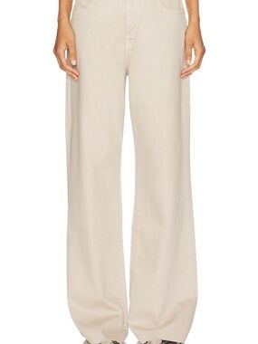 Good American Good Skate Wide Leg Women's Jeans in Bone Color, size 2